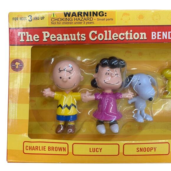 The Peanuts Collection Bendable Passable Figures NEW in box - Picture 4 of 9